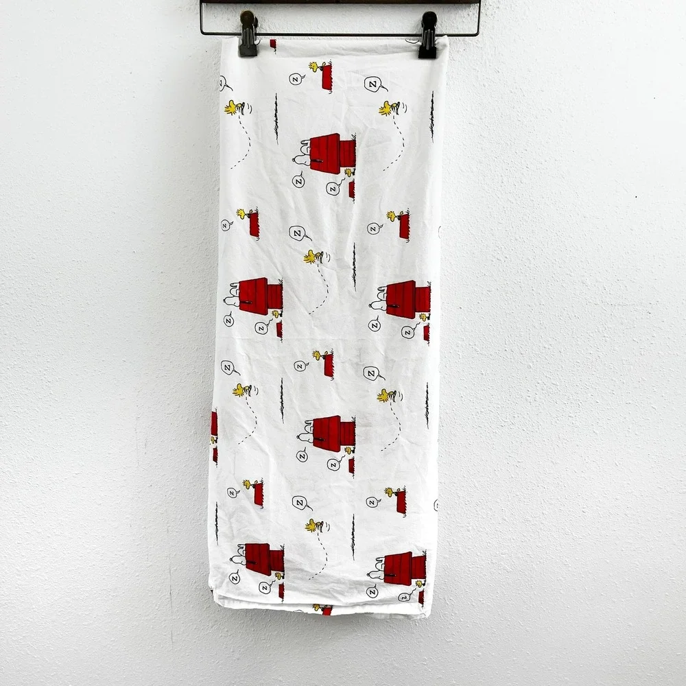 PEANUTS 100% Cotton Flat Sheet